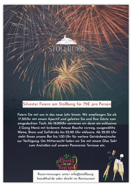 Silvester im Restaurant